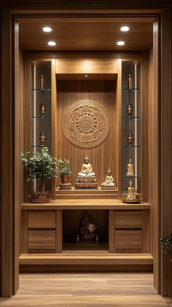 Pooja Units & Mandirs design POO-003