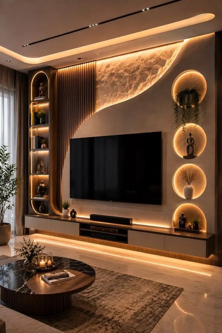 TV & Entertainment Units design TVU-004