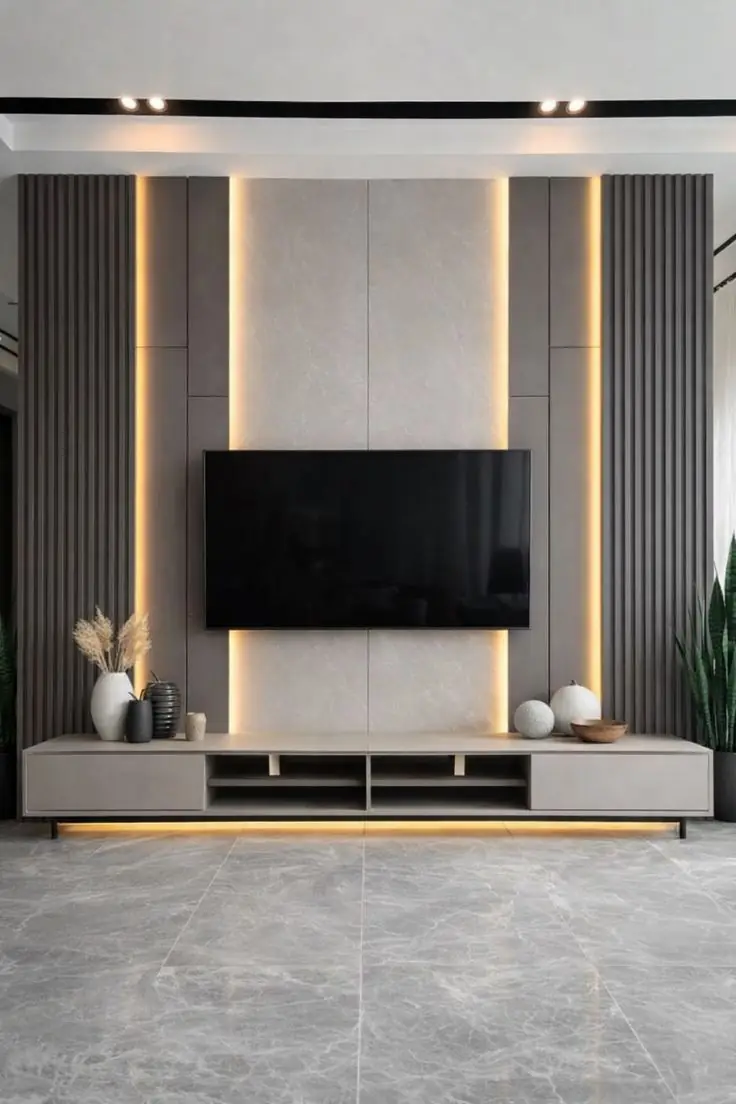 TV & Entertainment Units design TVU-034