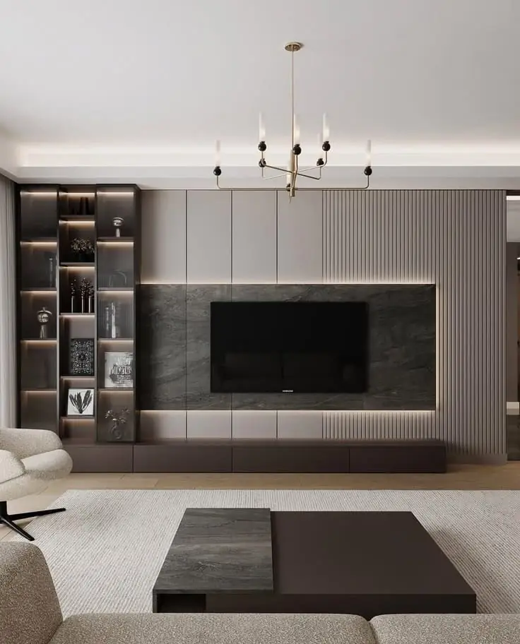 TV & Entertainment Units design TVU-038