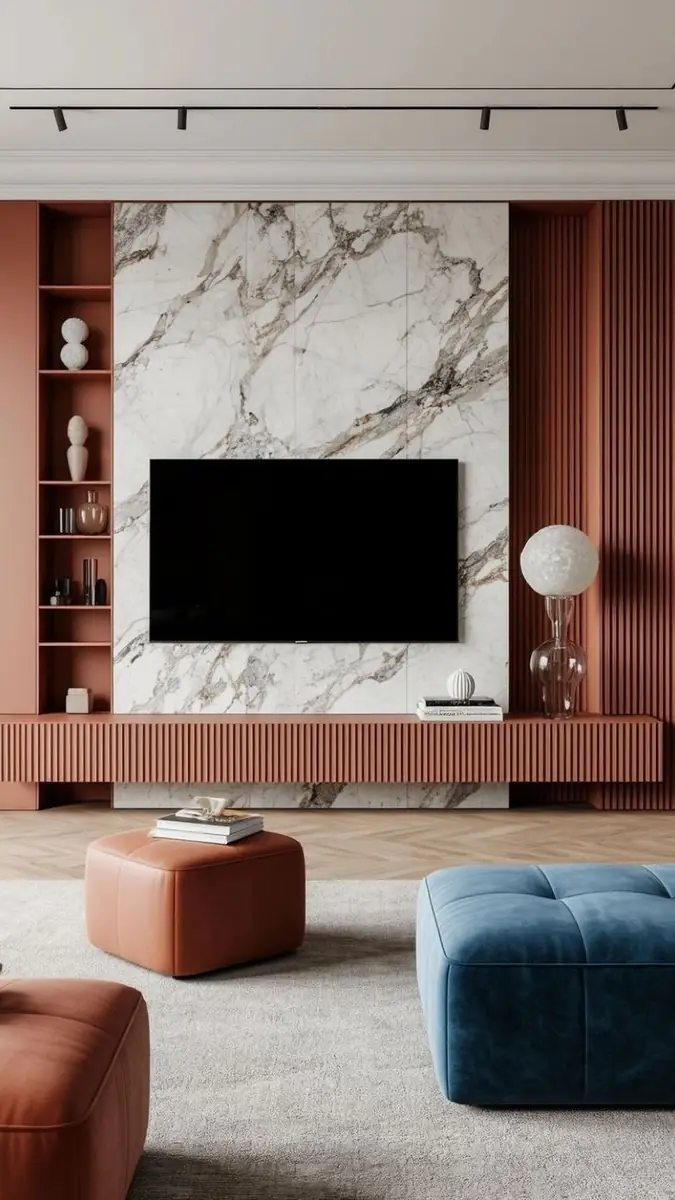 TV & Entertainment Units design TVU-053